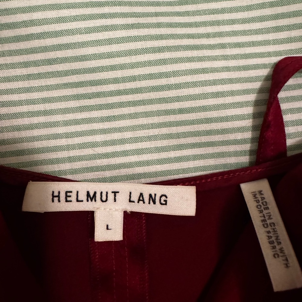 Helmut Lang Ruby Silk Dress - Picture 6 of 6